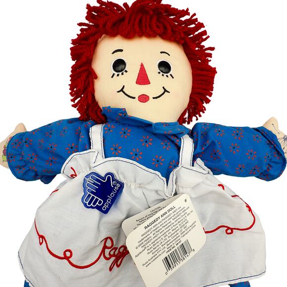 Applause 16" Classic Raggedy Ann Soft Cloth Doll w/Tags Signed by Joni Gruelle - Picture 4 of 7